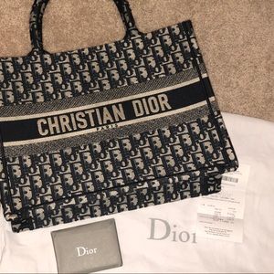 **SOLD**Dior SMALL Book Tote Bag